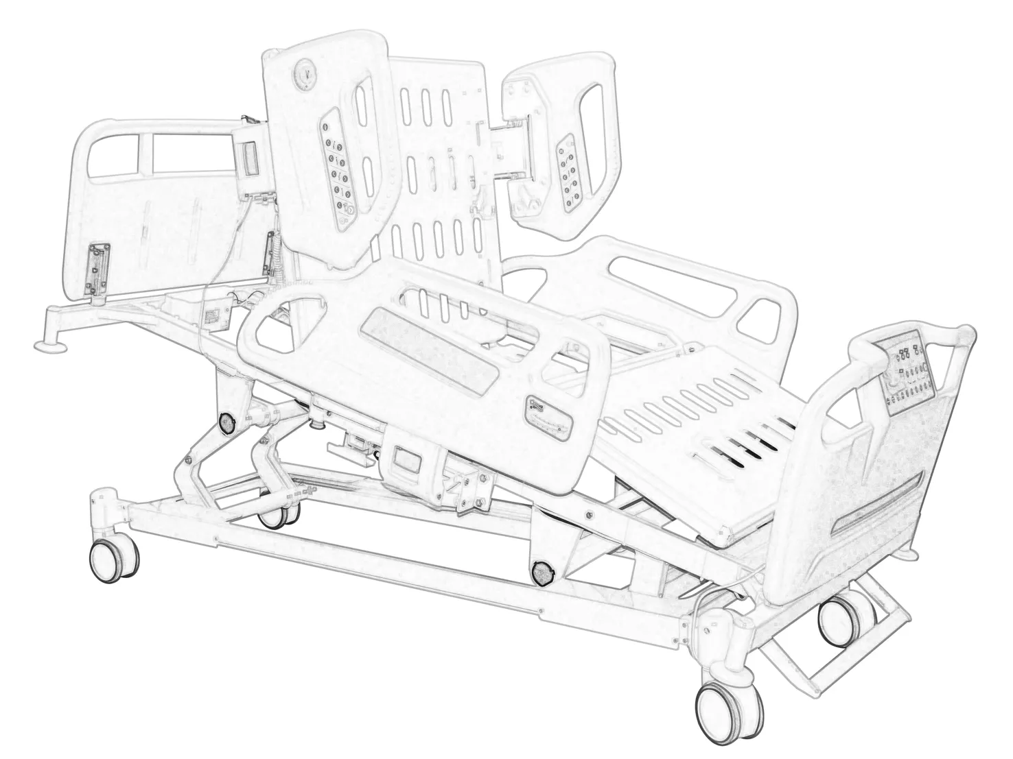 customizable OEM hospital beds