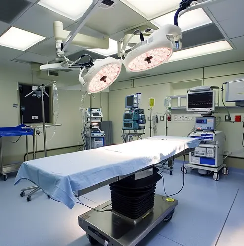 Operating Table and Surgical Lighting.webp