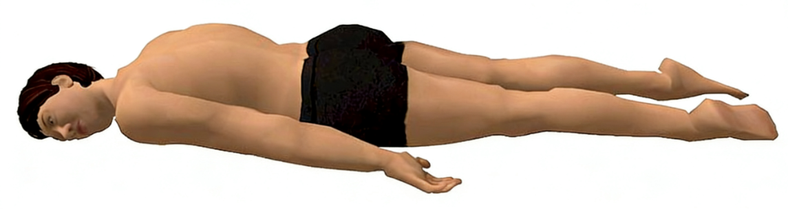 What are the possible patient positions on medical bed Prone position.png