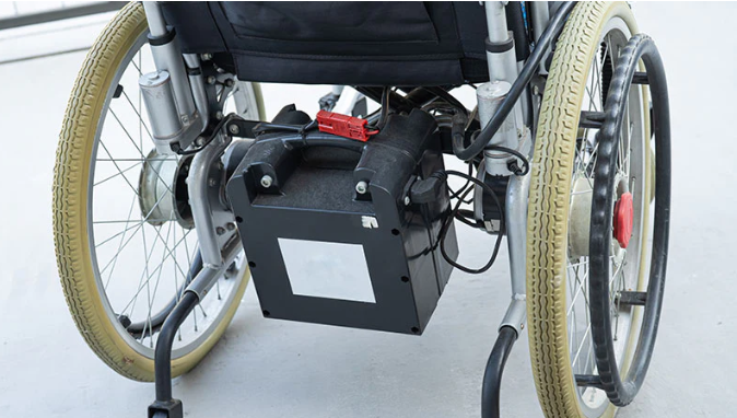 How many batteries does an electric wheelchair have