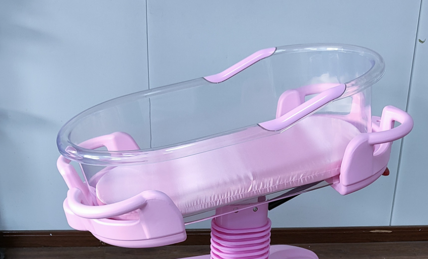 Transparent hospital crib beds.png