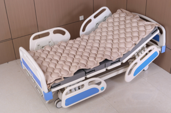 hospital bed with air mattress