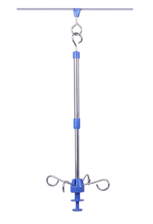 Ceiling-Mounted IV Poles