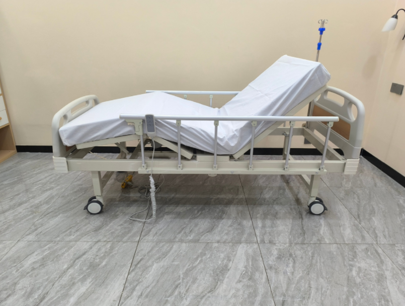 adjustable hospital bed with mattress