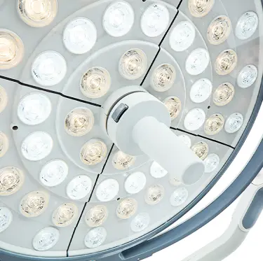LED surgical light head with multiple light sources.webp