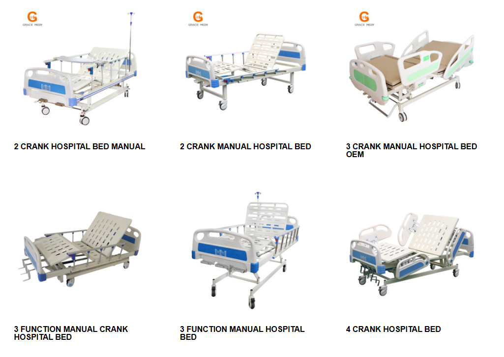 Manual medical bed-types of medical bed.png
