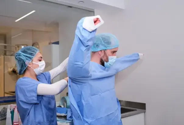 Attire before antisepsis begins.webp